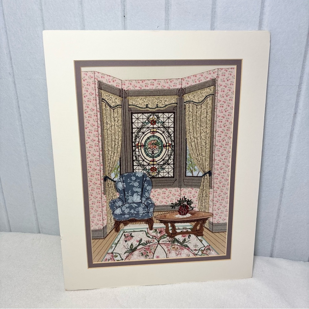 Applique Originals Art Print Janet‎ Gearing "Morning brilliance February 1999
